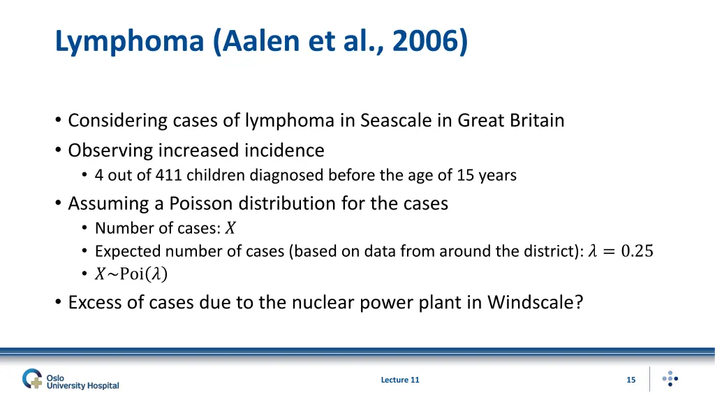 lymphoma aalen et al 2006
