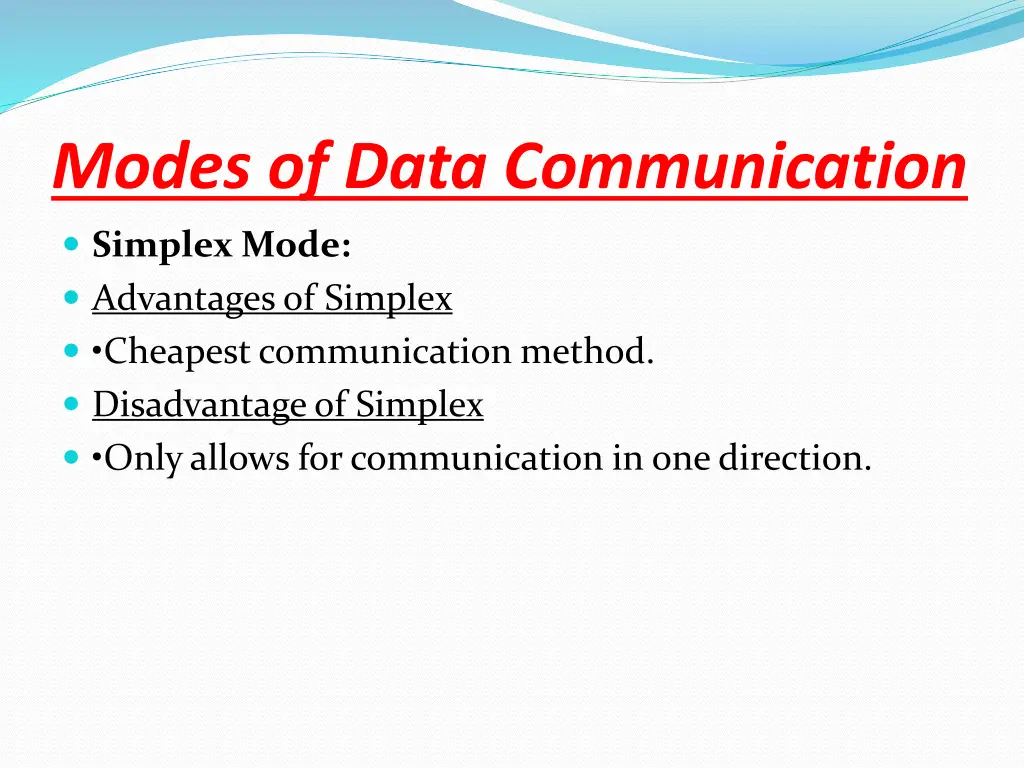 modes of data communication 2
