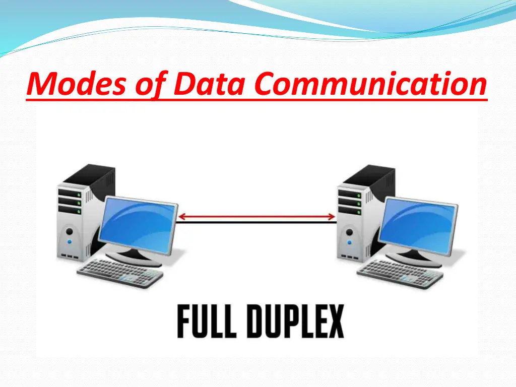 modes of data communication 6