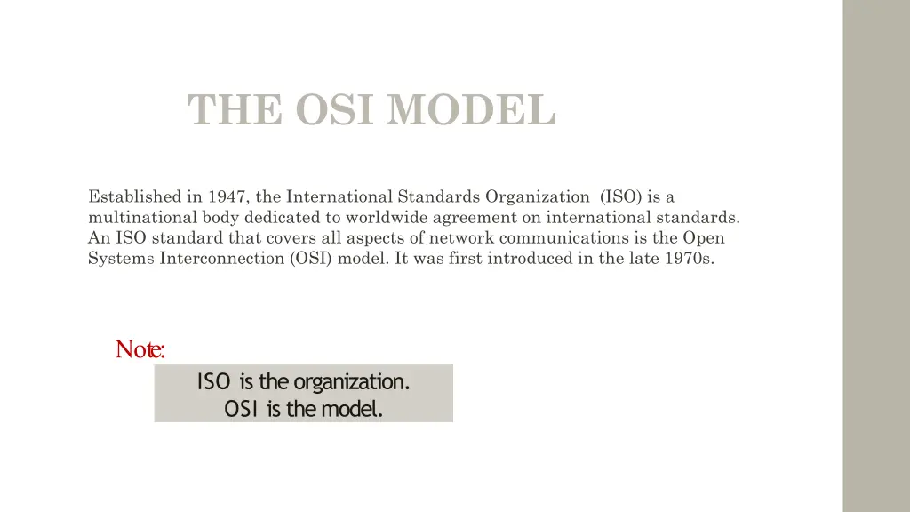 the osi model