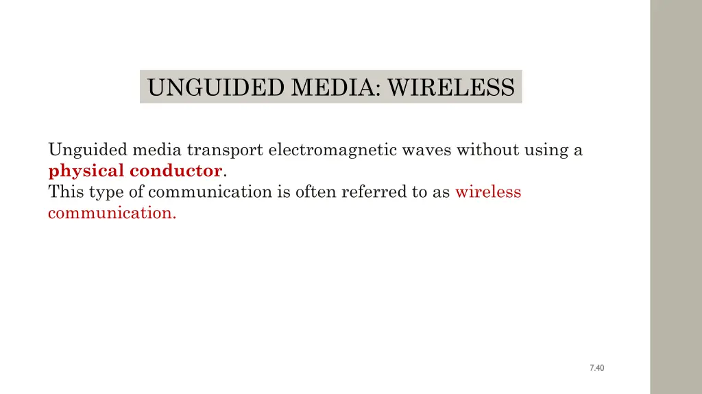 unguided media wireless