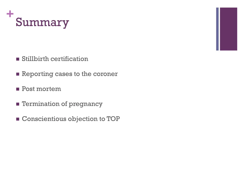 summary