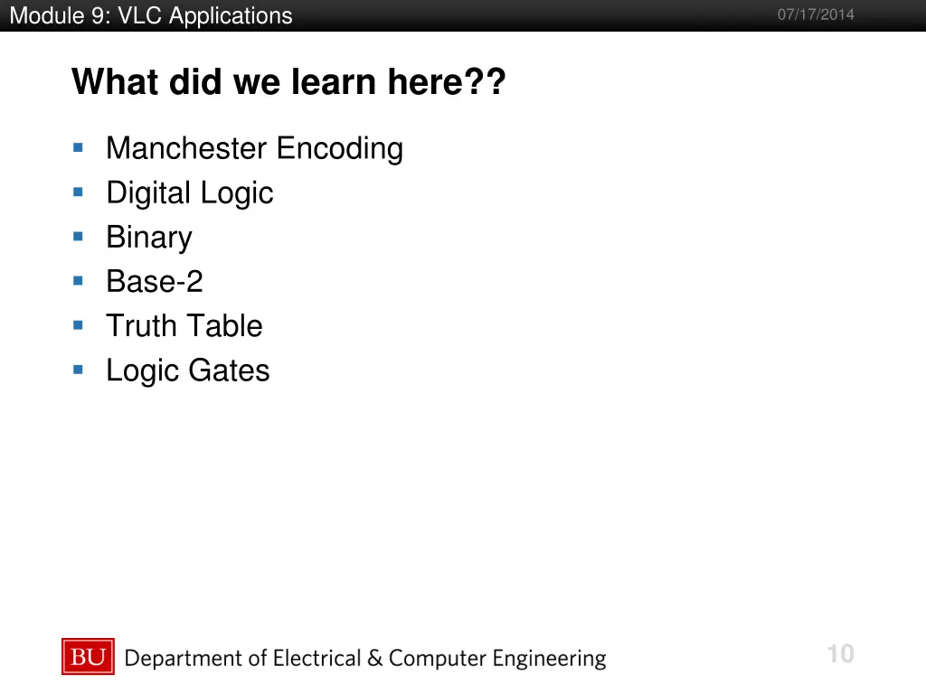 module 9 vlc applications 9