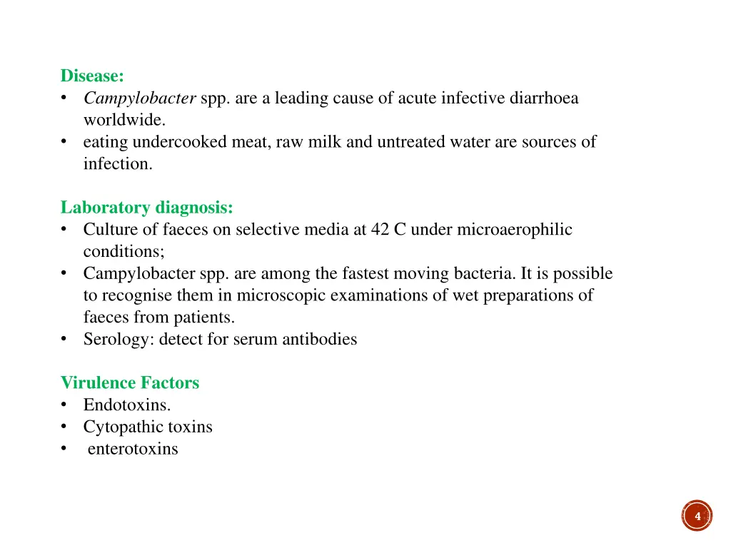 disease campylobacter spp are a leading cause