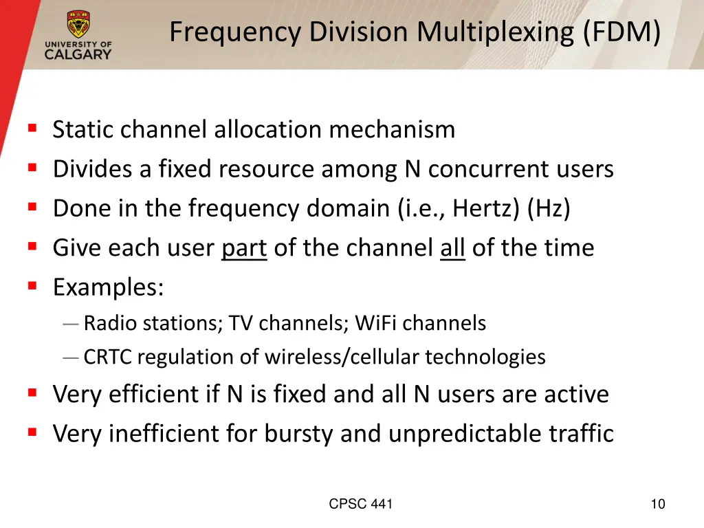 frequency division multiplexing fdm