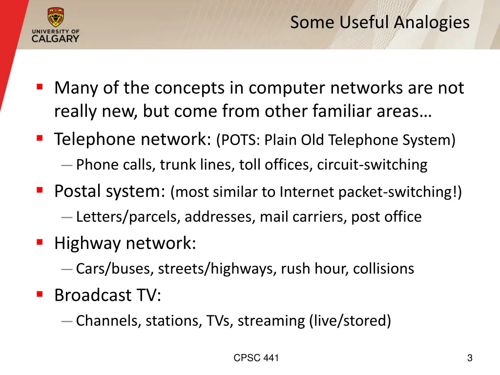 some useful analogies