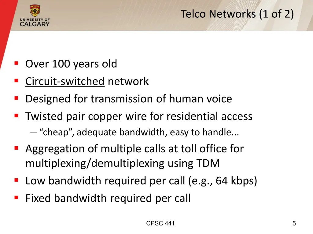 telco networks 1 of 2