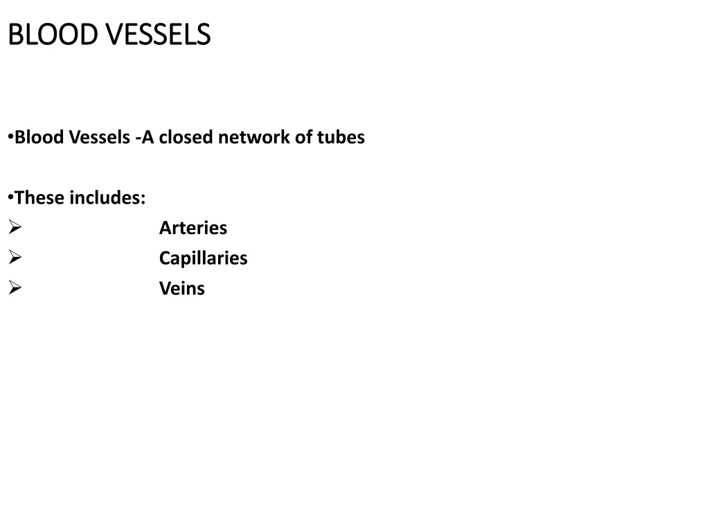 blood vessels blood vessels