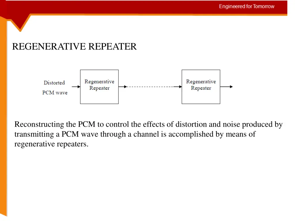 regenerative repeater
