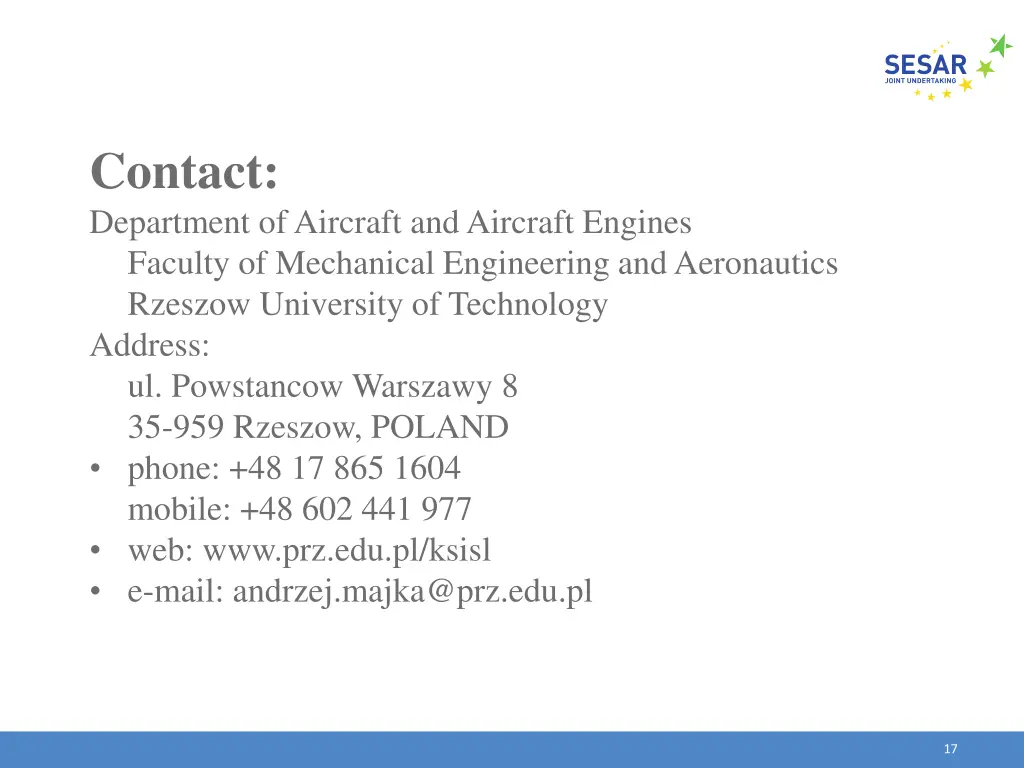 contact department of aircraft and aircraft