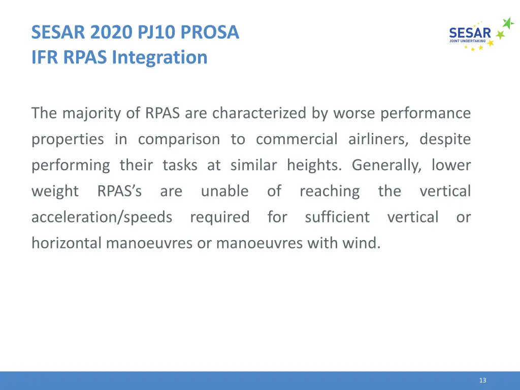 sesar 2020 pj10 prosa ifr rpas integration 4