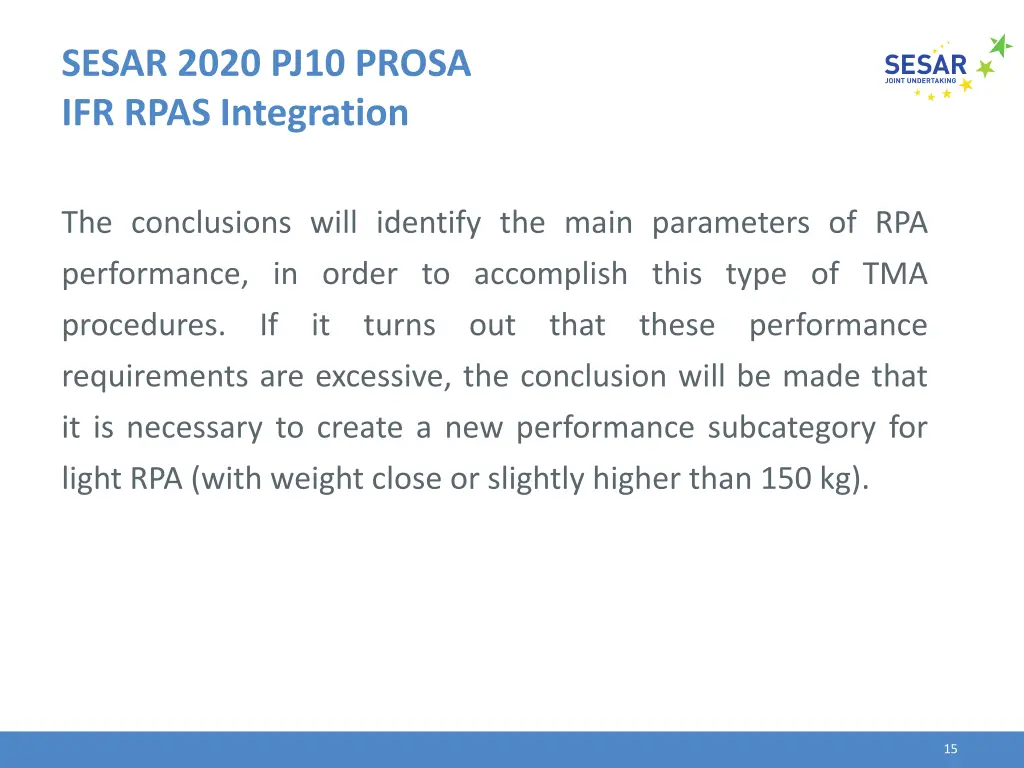 sesar 2020 pj10 prosa ifr rpas integration 6