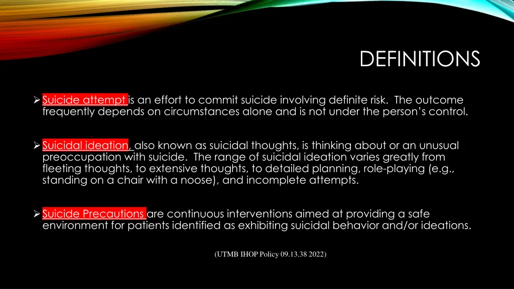 definitions
