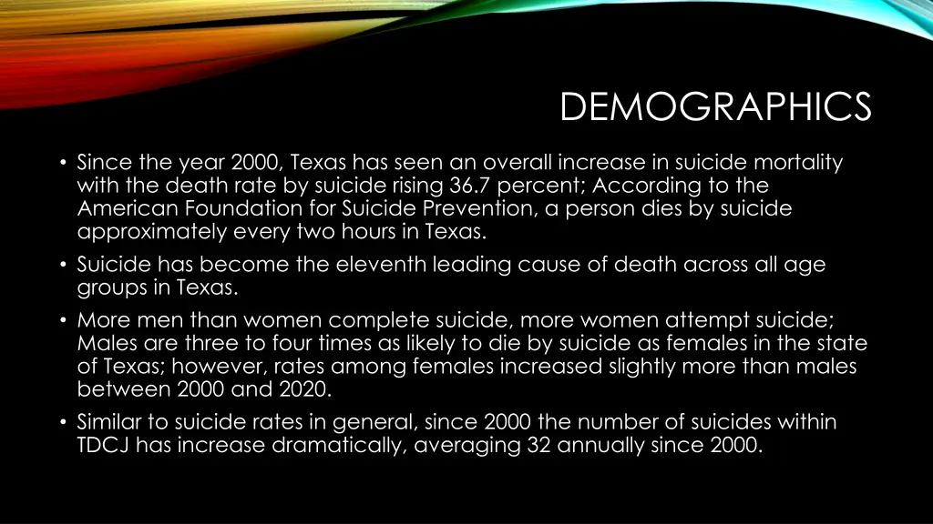 demographics