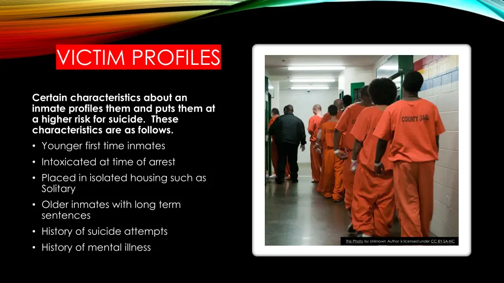 victim profiles