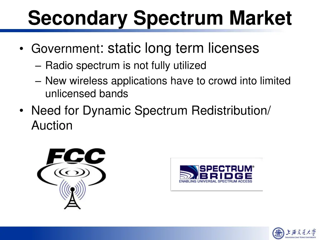 secondary spectrum market