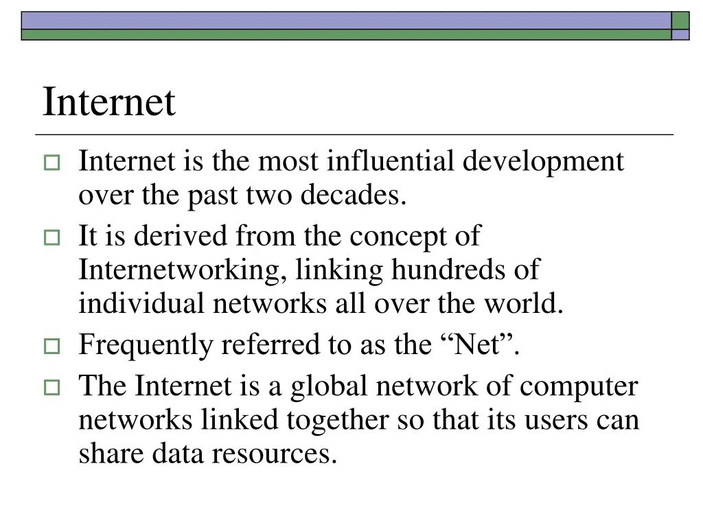 internet