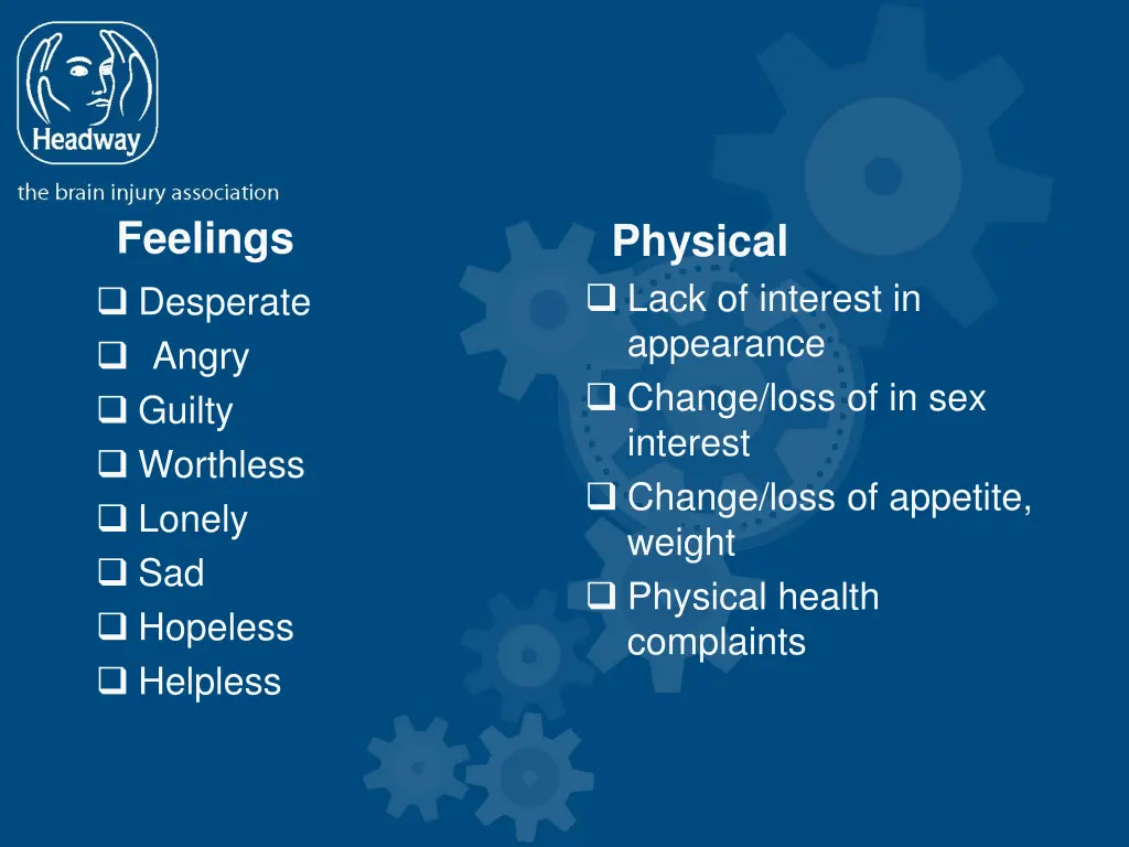 feelings desperate angry guilty worthless lonely