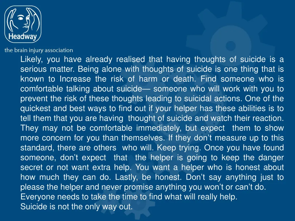likely you have already realised that having