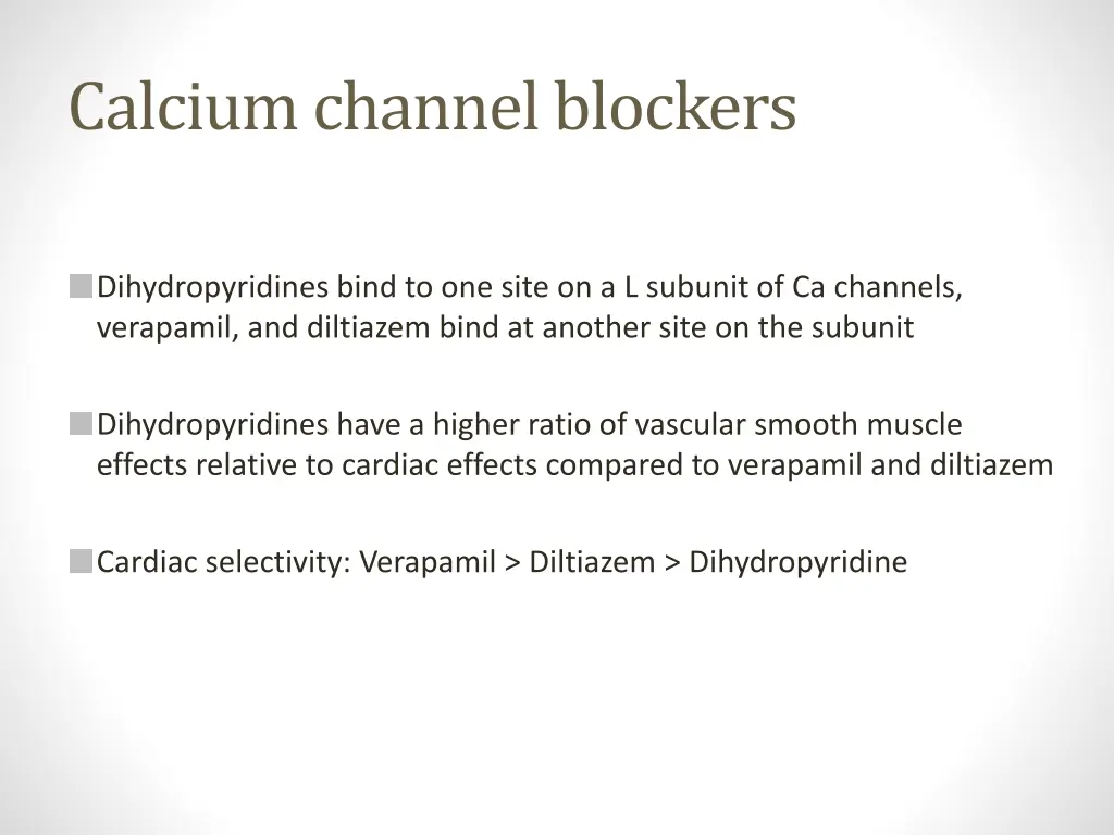 calcium channel blockers 1