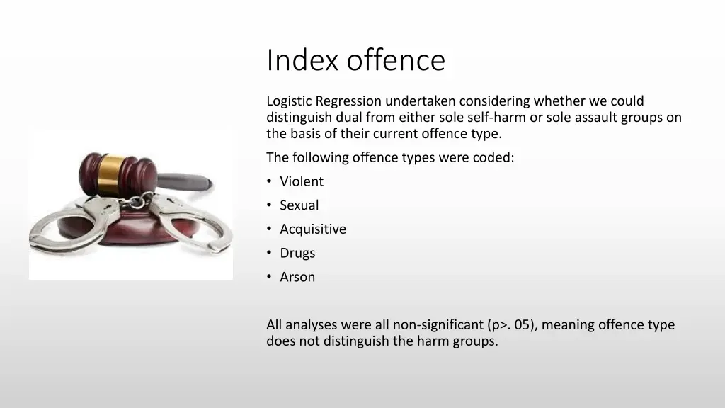 index offence