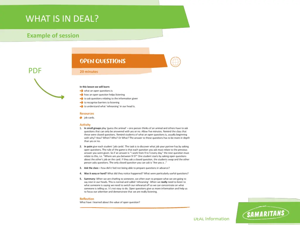 what is in deal 1