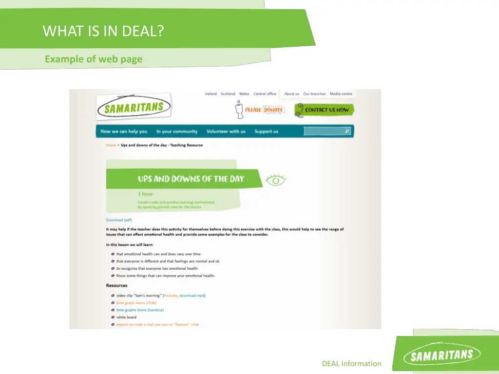 what is in deal 3