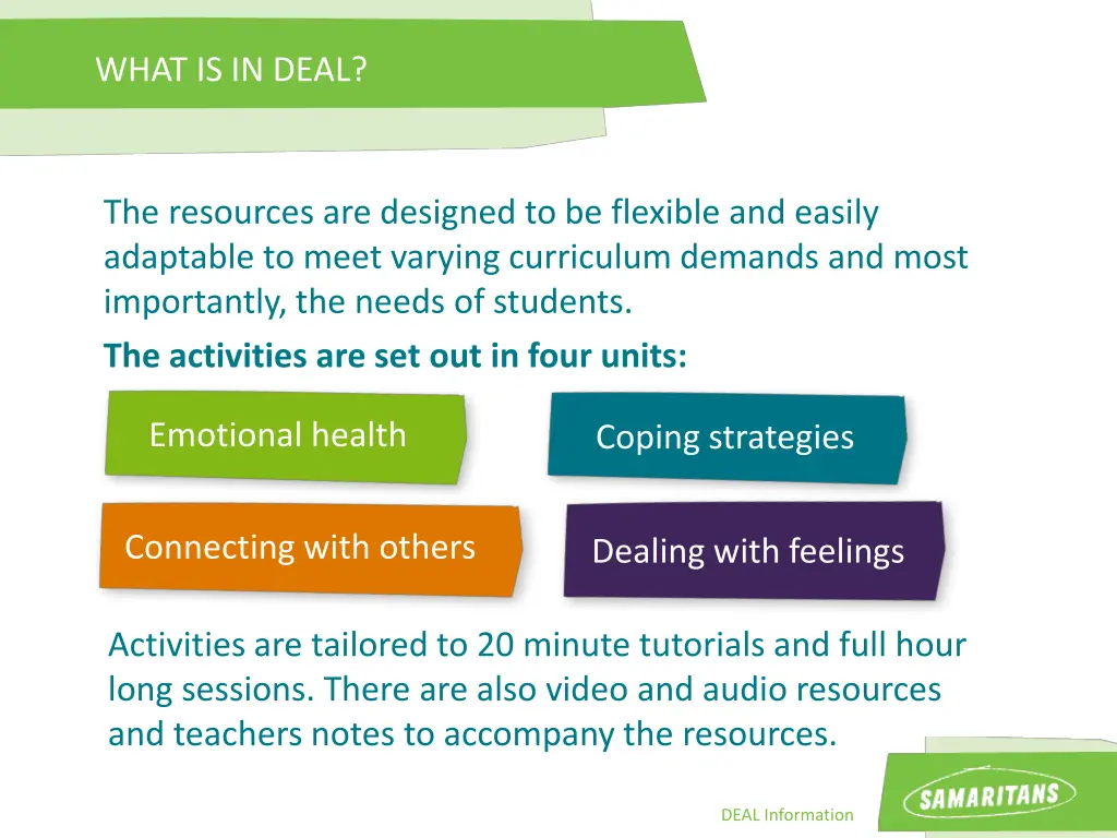 what is in deal