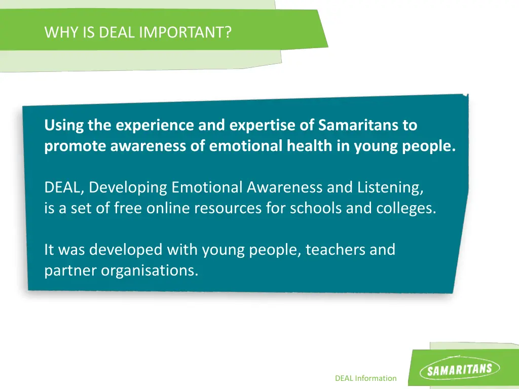 why is deal important