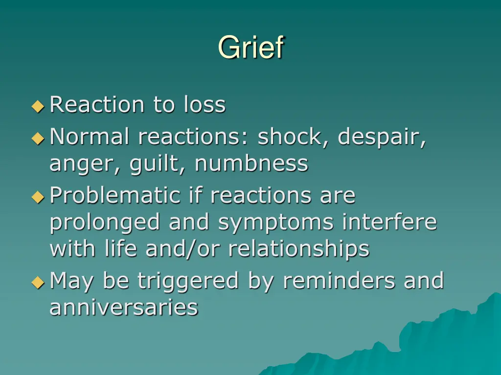 grief