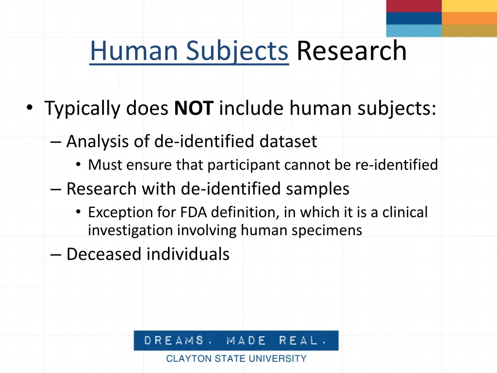 human subjects research 2