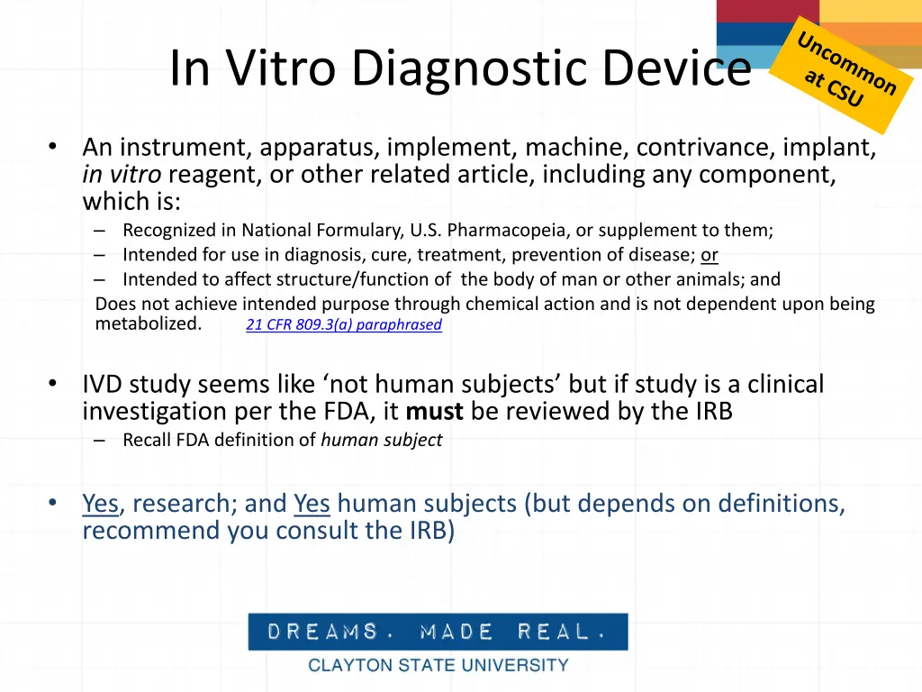 in vitro diagnostic device