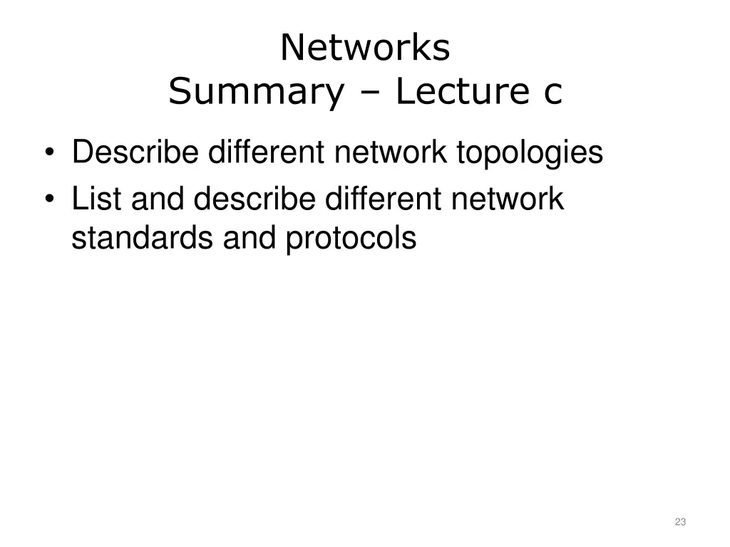 networks