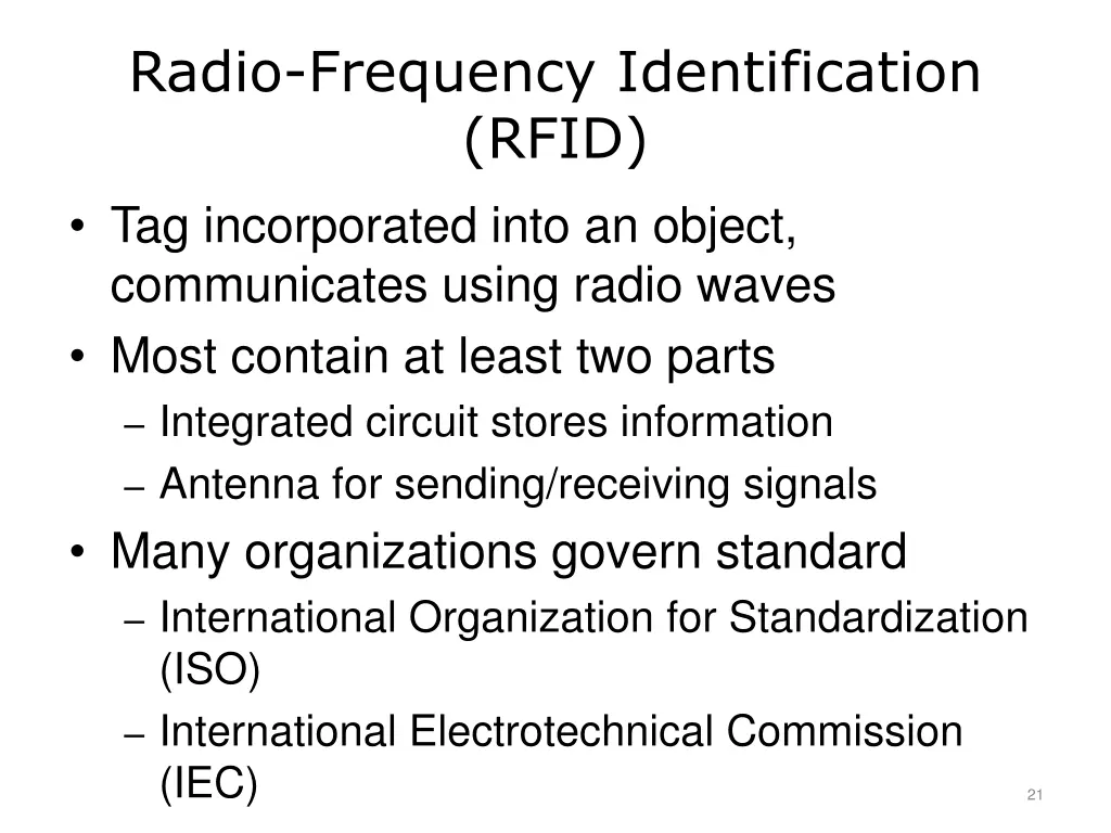 radio frequency identification rfid