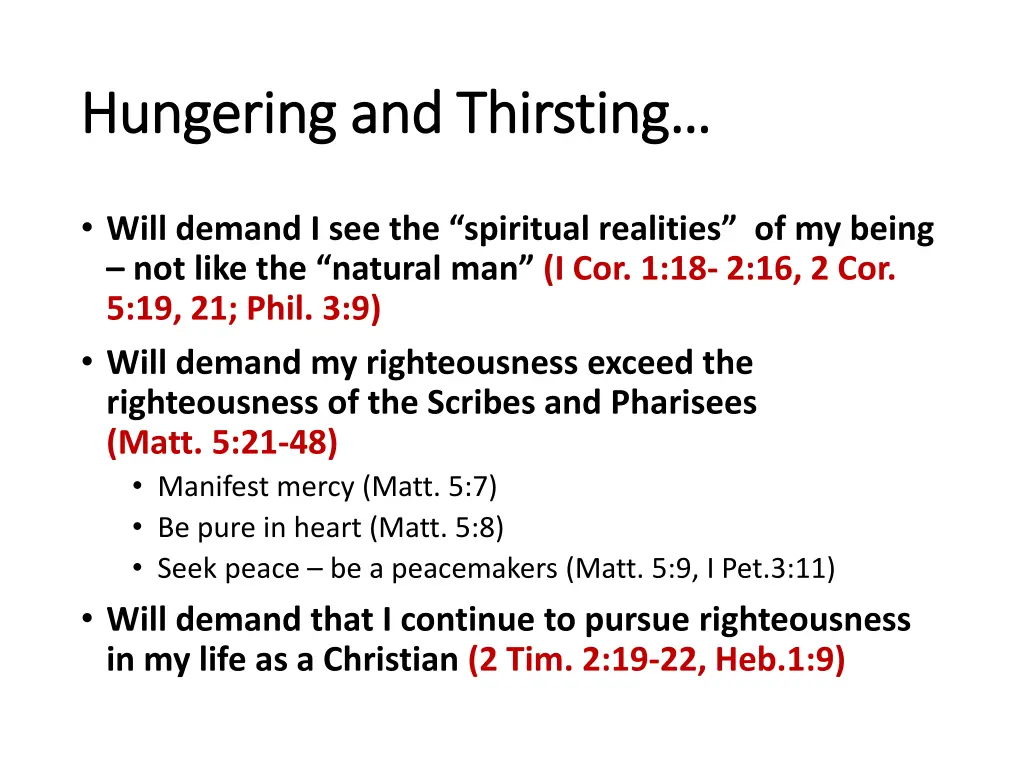 hungering and thirsting hungering and thirsting