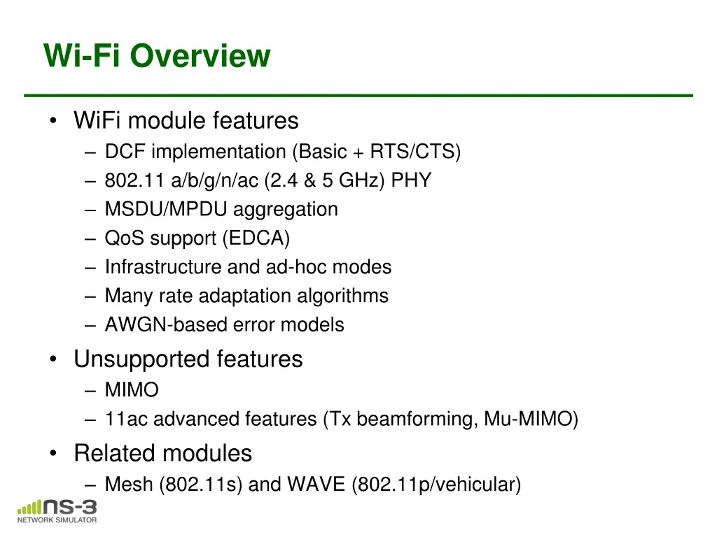 wi fi overview