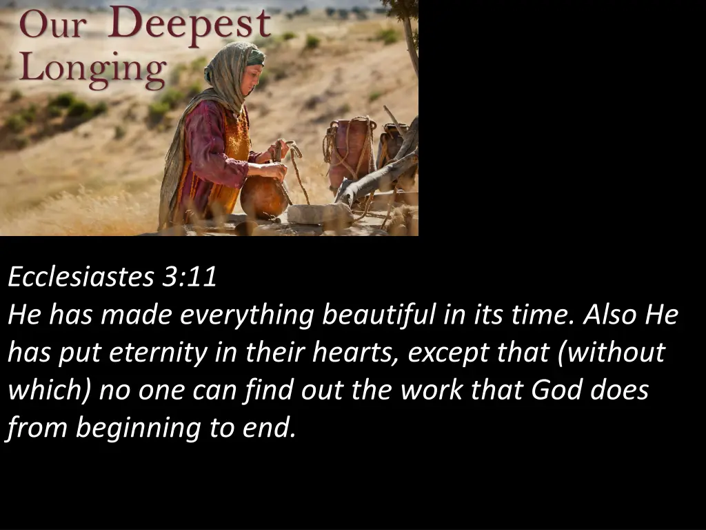 ecclesiastes 3 11 he has made everything