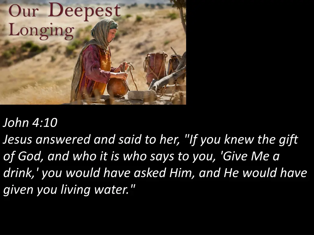 john 4 10 jesus answered and said