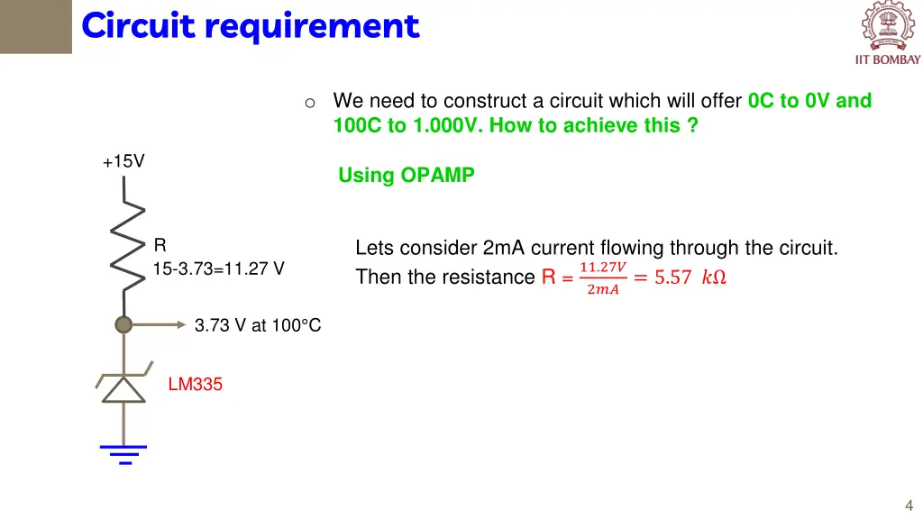 circuit requirement