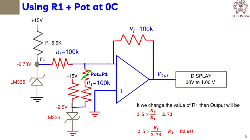 using r1 pot at 0c
