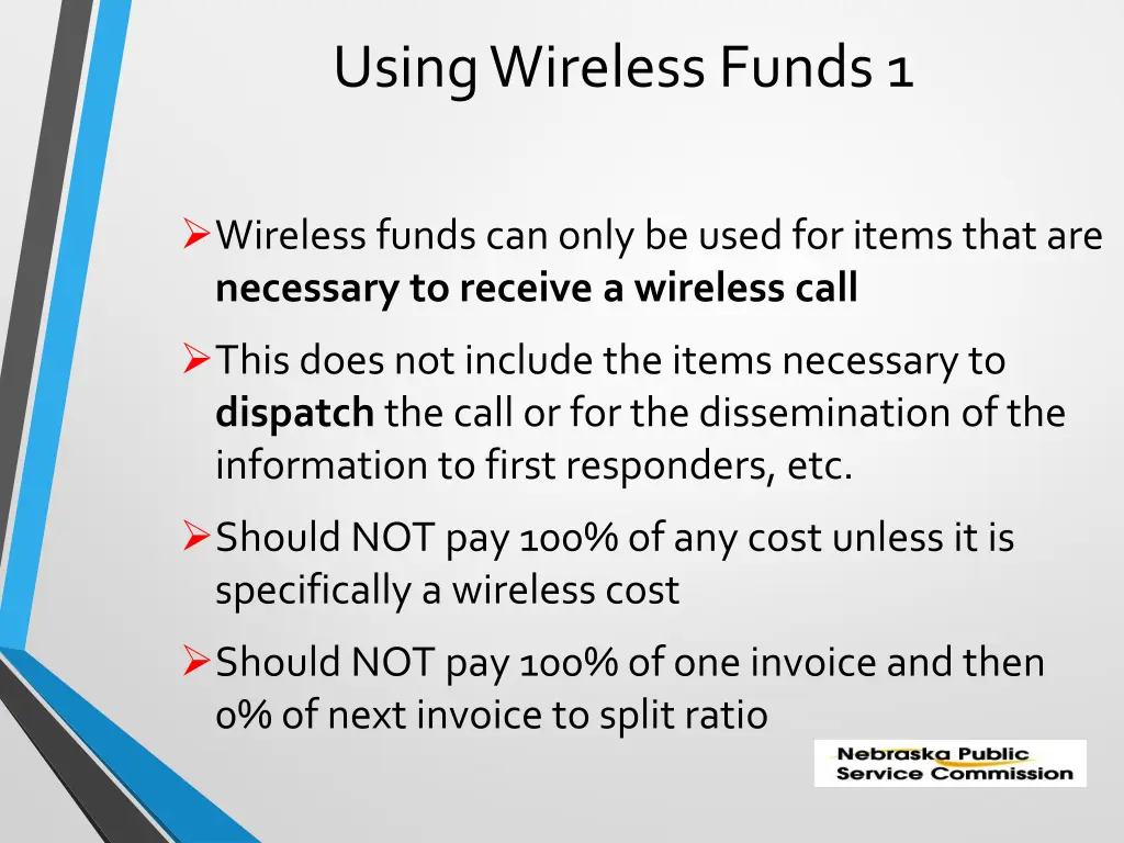 using wireless funds 1