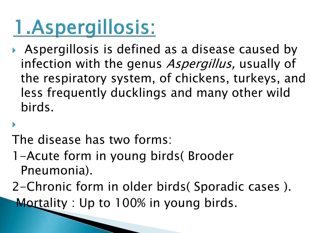 aspergillosis is defined as a disease caused