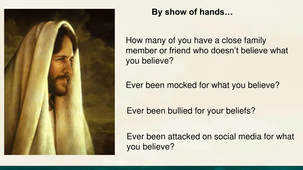by show of hands