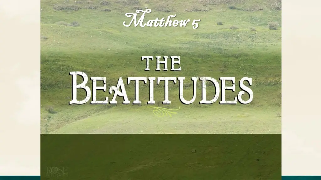 matthew 5 matthew 5 1