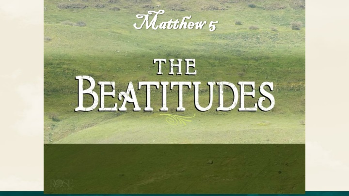 matthew 5 matthew 5