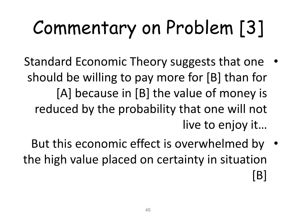 commentary on problem 3