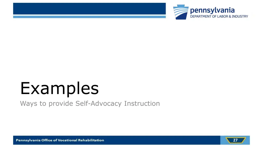 examples ways to provide self advocacy instruction