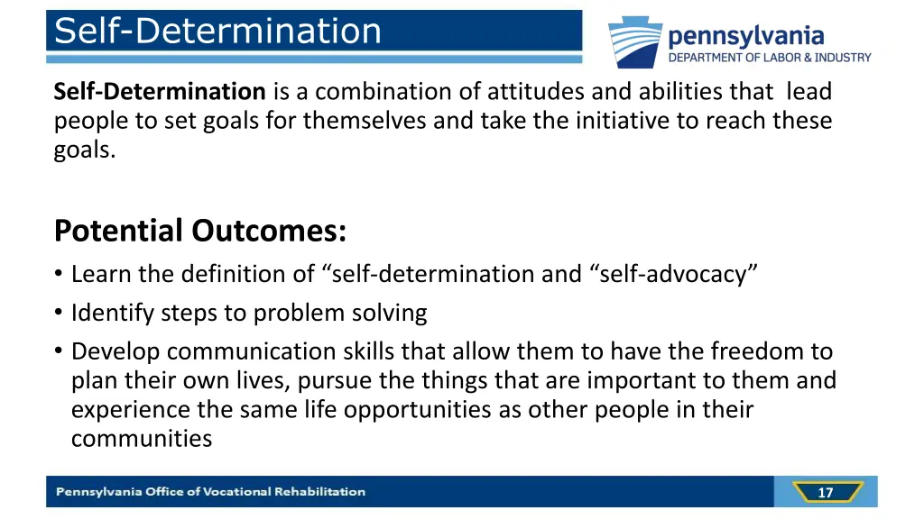 self determination