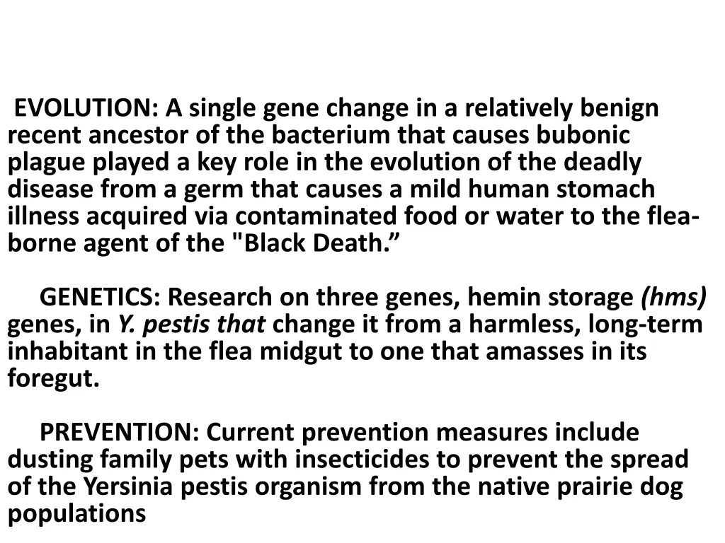 evolution a single gene change in a relatively