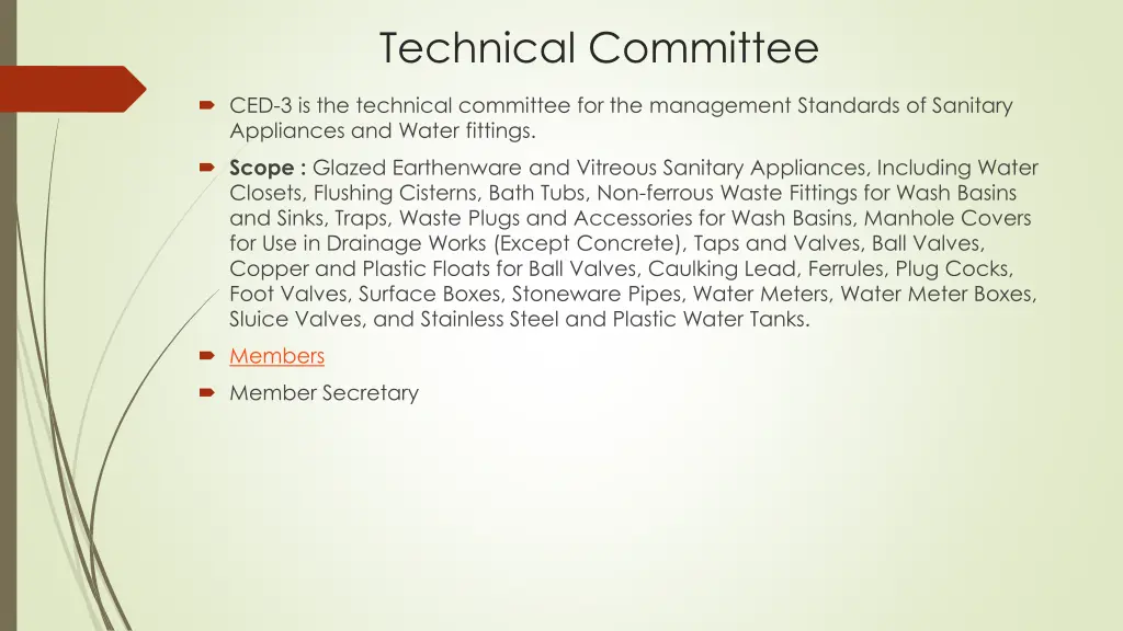 technical committee